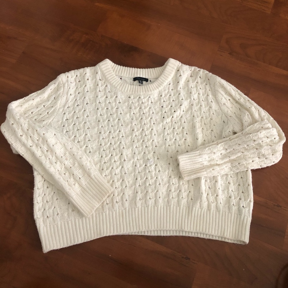 Timing. Thick sweater